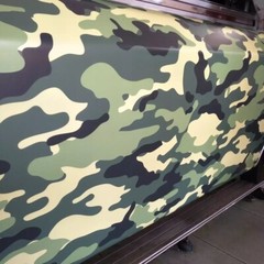 Green Army Camo Camouflage Vinyl Film Wrap Sticker Bubble Free Air Release