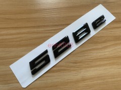 Gloss Black 3D ABS Letters Trunk 528e Emblem Rear Badge for BMW 2017-2022 528e