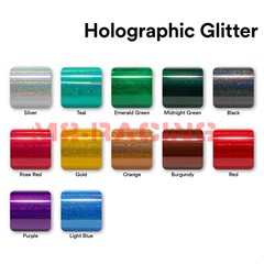 Holographic Glitter Black Rainbow Chrome Car Vinyl Wrap Sticker Decal Sheet