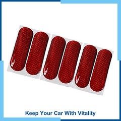 Universal Pack(6) Exterior Reflective Safety Warning Self-adhesive Tape Sticker