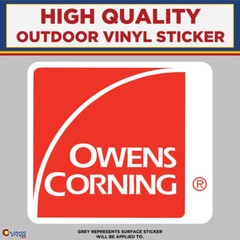 Owens Corning, High Quality Vinyl Stickers