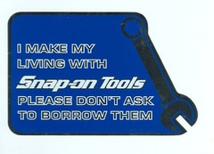 NEW Vintage Snap-on Tools Snap on Tool Box Sticker Decal Man Cave Latest SM325E
