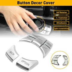 Multi-Media 7 Button Cover Trim Decor For BMW 3 4 5 6 X5 X6 Series iDRIVE H