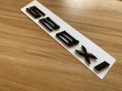 Gloss Black 3D ABS Letters Trunk 528xi Emblem Rear Badge for BMW 2017-2022 528xi