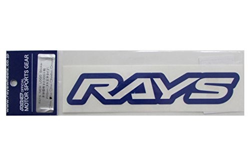 RAYS RAYS LOGO Sticker W200mm Cutout Letters BL Blue No.18 74040200016BLfrom JP