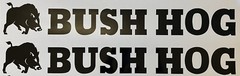 BUSH HOG Attachments 24” Decals x2 Farm Equipment Vinyl Decal Stickers Implement