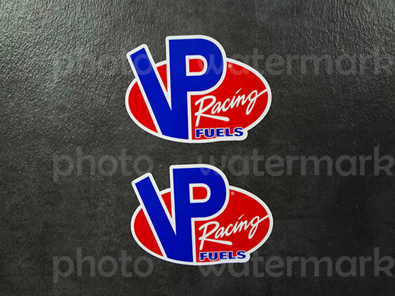 2pc VP Racing Sticker Decal graphic Fuels NHRA autocollant Sponsor Pick Size