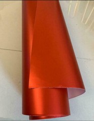 Whole Car Wrap 50FT x 5FT Metallic Satin Matte Chrome Red Vinyl Film Bubble Free