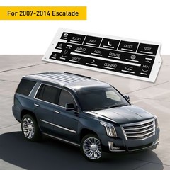 1/2set Replacement Radio Button Stickers For 2007-2014 escalade Switch ReDe H