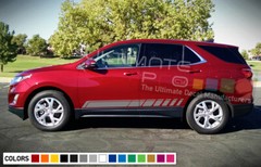Decal sticker kit Stripe turbo For Chevrolet Equinox Carbon 2010 2016 2017 2022