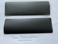 BMW Sun visor warning label Cover-up plain decals all 3 4 5 6 7 X series 2011-25