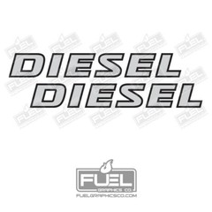 For Nissan Frontier DIESEL Pickup Premium Vinyl Decal 2-pack – 15″ wide