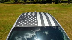 American Flag Vehicle Decal – Hood, Roof & Side Vinyl Graphics for Truck, Car