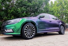 Galaxy Dust Gloss Purple Green Metallic Auto Sticker Decal Vinyl Wrap Sheet Film