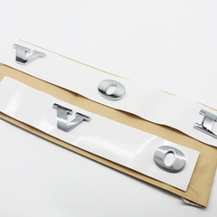 1 SET Rear Tailgate Trunk Lid Letter Badge Emblem Sport For Volvo Gloss Chrome