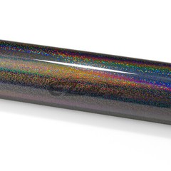 Holographic Glitter Black Rainbow Chrome Car Vinyl Wrap Sticker Decal Sheet