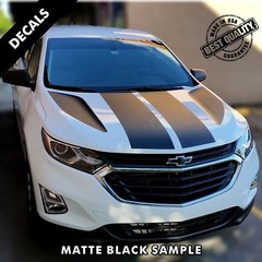 Chevrolet Equinox LS 4 Hood Decal Stripes Pre Cut Fits 2018 Models |2
