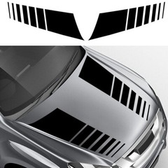 Car Stickers Hood Stripes Decals Deacoration Parts Removable Fit For Truck SUV