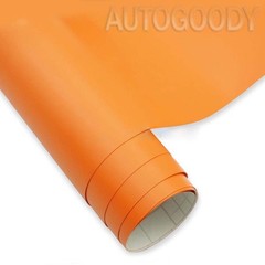 12″x60″ Matte Flat Orange Vinyl Film Wrap Sticker Decal Bubble Free Air Release
