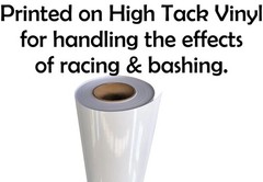 Race car Side wrap Laminated Print Modified super stock Street-60 Hail Storm