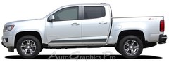 Rocker Panel Accent Vinyl Graphic RAMPART Decals Stripe 2015-2022 Chevy Colorado