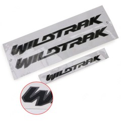 Set Black Side Rear Sticker Decal For Ford Ranger Wildtrak 4×4 2018 2020