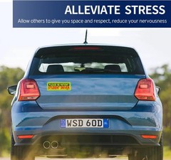 6 Pcs Student Driver Magnet Car Signs Please Be Patient Car Bumper Sticker Decal
