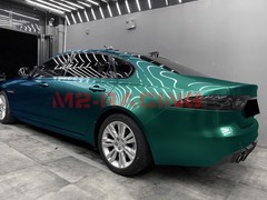 ESSMO PET Super Gloss Metallic Peacock Green Vehicle Vinyl Wrap Decal Like Paint
