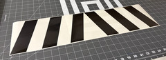 Chevron Reflective Car Decal (1 Left and 1 Right) Various Colors 12″x6″ By SSMG