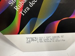 3M 72363 Scotchcal Striping Stripe Tape 5/16 Inch X 150 Feet Charcoal Metallic