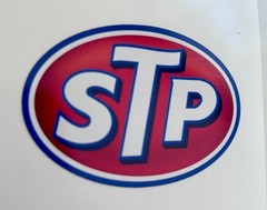 STP vintage style decal – STP sticker – Hot Rod sticker vintage STP car decal