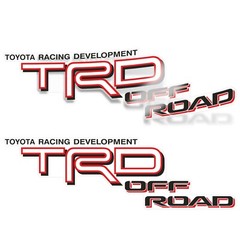 TRD Off Road Stickers Tacoma 4×4 for Tundra Truck (Set of 2 Clear Vinyl Decals)