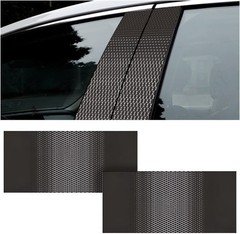 Universal Fit Carbon Fiber Vehicle B-Pillar Decals – Scratch Cover & Style
