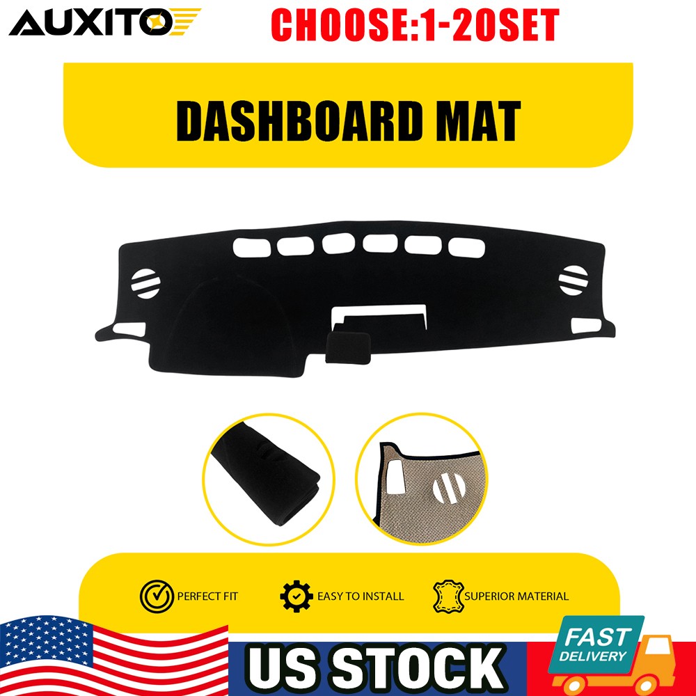 Custom Dashboard Cover Mat Pad For Toyota RAV4 13-18 Non-slip Dash Mat BLK 1-5X