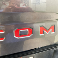 RED Tailgate Insert Letters Decal Vinyl Stickers for Toyota Tacoma 2016-2023