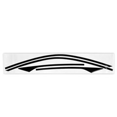 1Set Left Right Overlay for Honda Civic Coupe 2016-2020 Window Trim Glossy Black