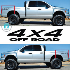 RAM Trucks 4 x 4 Off Road Replacement Bedside Decals #11