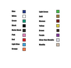 2.9″ x 10.6″ Vinyl Bumper Sticker Oracal 651 Multicolor Die Cut Decal