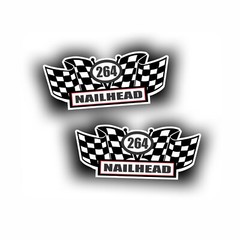 264 NAILHEAD air cleaner decal Fits Buick engine muscle classic car hot rod 2X