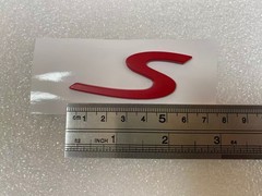 Porsche 997 Carrera Emblem ‘S’ Letter Trunk Rear Boot Decal Badge Sticker 9975