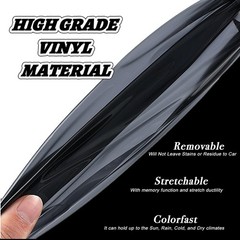 For 2014-2021 Jeep Grand Cherokee Smoked Taillight Vinyl Tint Film Overlay Decal