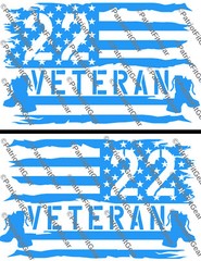 Veteran 22,PTSD The War Within,Support Our Troops,Military,Custom Vinyl Decals