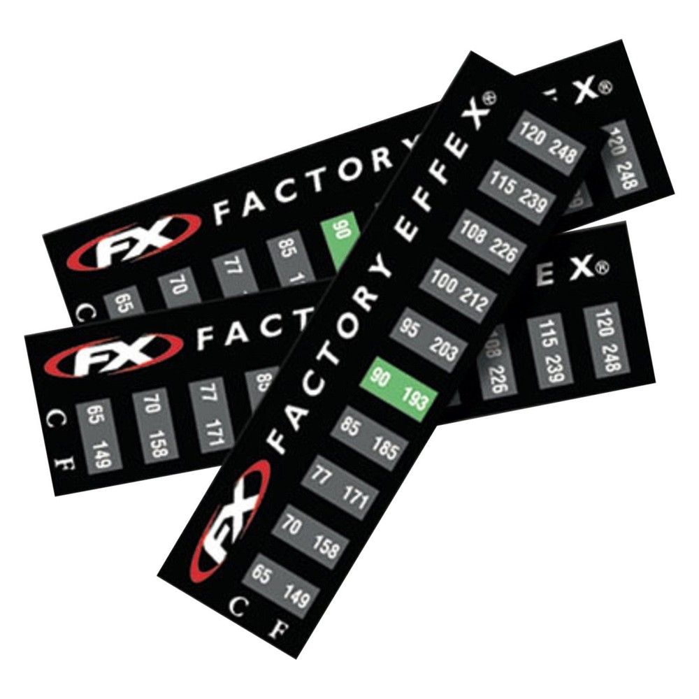 Factory Effex Temperature Stickers