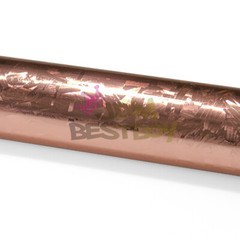 24K Chopped Forged Carbon Fiber Gloss Rose Gold Vinyl Wrap Sticker Decal Sheet