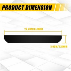 Smoked Vinyl Side Marker Covers For 2024 25 GMC Sierra HD 2500 3500 Precut 4-20X