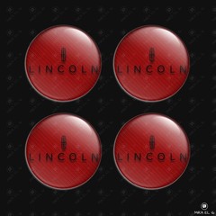 Lincoln Wheel Center Cap Decals 4pcs 3D Domed Resin Sticker Emblems