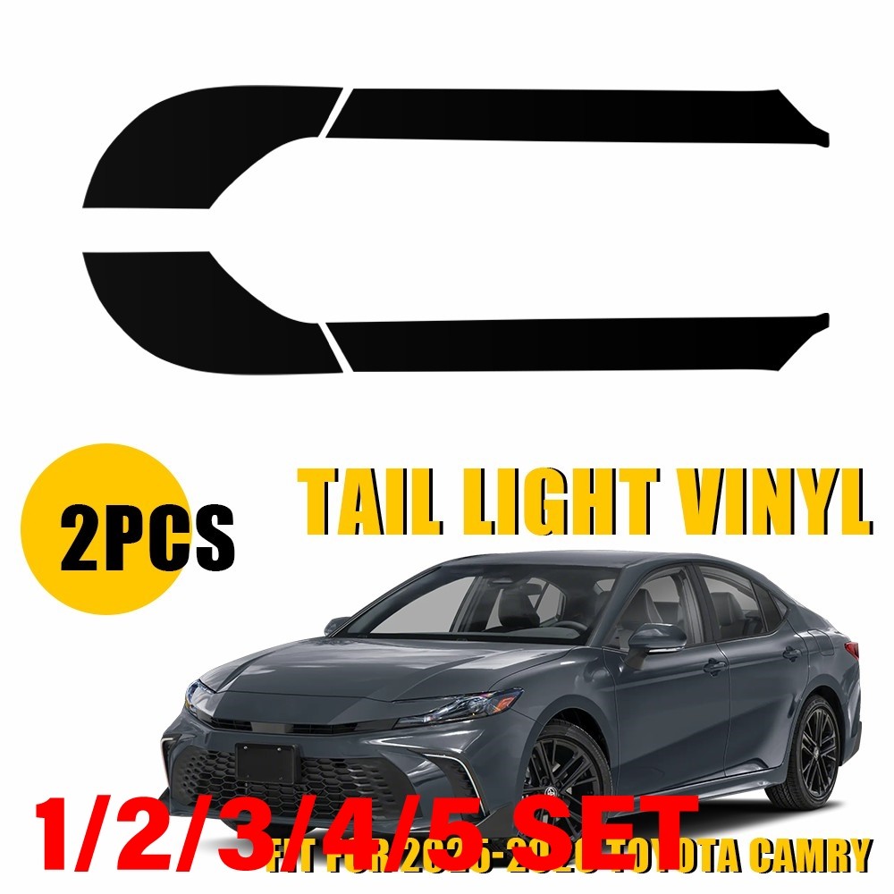 Tail Light Rear Overlay Tint PreCut Decal Vinyl For 2025-26 Toyota Camry 1-5SET