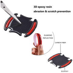 8x Reflective Car Door Handle Strip Safety Protective Film Sticker Xmas Gift US