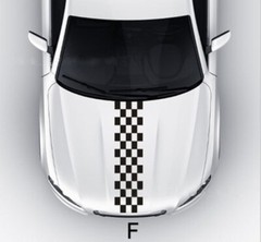 Universal Fit Racing Hood Stripes Decal Vinyl Stickers for Car SUV Truck