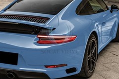ESSMO PET Super Gloss Porcelain Blue Vehicle Vinyl Wrap Decal Glossy Like Paint